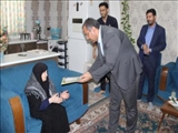 دیدار شهردار قرچک با خانواده شهیدان "جمالی و ایرانشاهی"