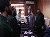 دیدار اعضای شورای تامین شهرستان قدس با جانشین فرماندهی انتظامی شهرستان 