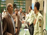 بازدید سرپرست فرمانداری قرچک‌ از میز خدمت نیروی انتظامی