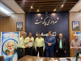 آیین تجلیل ازعوامل نیروی انتظامی شهرستان پاکدشت در شهرداری پاکدشت 