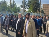 برگزاری مراسم تشییع پیکر شهید والامقام علیجان محمدی همزمان با راهپیمایی حمایت از ملت مظلوم فلسطین