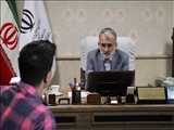 دیدار چهره به چهره فرماندار قدس با جمعی از مردم این شهرستان