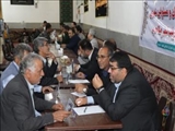 دیدار ماهانه مدیران و مسئولین شهری با شهروندان شهر صالحیه در مسجد خاتم الانبیاء(ص)