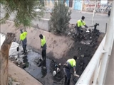 طرح لایروبی و پاکسازی مسیل ها و انهار سطح شهر فرون آباد تداوم دارد