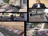 سنگ فرش معابر شهری فرون آباد با اعتبار 40 میلیارد ریالی آغاز شد