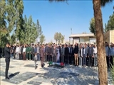 تشییع باشکوه پیکر مطهر پدر شهید احمد زرعی کار