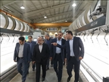ازدید فرماندار قرچک از بزرگترین واحد تولید پارچه مبلی در خاورمیانه