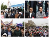  راهپیمایی 13 آبان در شهر گلستان 