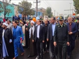 گزارش تصویری/حضور شهردار و کارکنان شهرداری قرچک در راهپیمایی 13 آبان