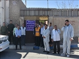 سم پاشی دامداری‌های روستای شهرآباد در بخش مرکزی رباط کریم