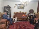 حضور استاندار تهران در منزل شهید مدافع حرم شهید 