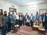 دیدار فرماندار ویژه شهرستان ری با خانواده معظم شهید مدافع حرم "ابوالفضل سرلک"
