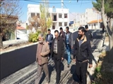 اجرای پروژه روکش آسفالت در روستای وادان 