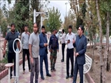 بوستان های شهری فرون آباد مجهز به برج نوری می شود