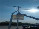 طرح زیباسازی معابر شهری فرون آباد آغاز شد/ نورپردازی اماکن شهری نیاز شهروندان به فعالیتی امن و دلپذیر در ساعات شب را مرتفع می نماید
