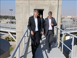 بازدید فرماندار تهران از تصفیه خانه فاضلاب جنوب تهران