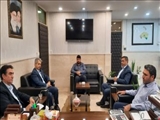 سرپرست شهرداری فرون آباد با مسئولین بانک تجارت دیدار کرد