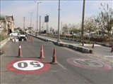 سرپرست شهرداری خبر داد؛ عملیات رنگ آمیزی سرعت گیر‌های معابر شهر فرون آباد آغاز شد