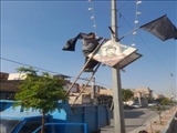 فضاسازی شهر فرون آباد به مناسبت ایام شهادت حضرت زهرا (س)