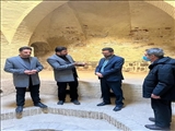 بازدید میدانی رئیس و دبیر شورای اسلامی شهرقدس از حمام تاریخی سرجوب