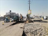 اجرای تقاطع و دوربرگردان در راستای کاهش بار ترافیکی در مسير هاي اصلي بلوار آیت الله سعیدی گلستان