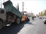 عملیات آسفالت مکانیزه 32 هزار مترمربعی در شهر اندیشه به اجرا در آمد 