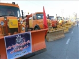  افزایش یگان خودرویی ستاد برفروبی شهرداری پردیس /دپوی ۸۰۰۰ تن نمک و شن در جایگاه‌های پنجگانه 