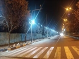 روشنایی نخستین باغ راه شهر فرون آباد 
