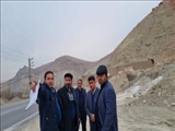 بازدید فرماندار و رئیس دادگستری شهرستان فیروزکوه از پروژه دو بانده شدن جاده فیروزکوه به سمنان