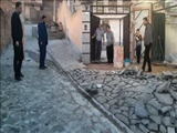 اجرای عملیات جدول گذاری و سنگ فرش معابر روستای هدف گردشگری توچال همچنان ادامه دارد