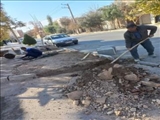 بهسازی ومرمت پیاده روی خیابان مالک اشتر