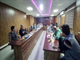 جلسه مشترک سازمان مدیریت حمل و نقل ریلی شهرداری اسلامشهر با مدیران خط ۳ شرکت بهره برداری مترو تهران 