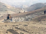 بازدید رضا کارخانه شهردار پردیس از پروژه در حال احداث آرامستان 