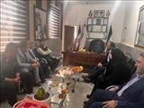سرپرست شهرداری و اعضای شورای شهر فرون آباد با فرمانده جدید کلانتری 12 دیدار کردند