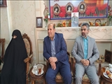 دیدار فرماندار پیشوا با خانواده شهیدان جنیدی