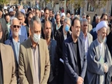 همدردی با شهدا و مجرومین جنایت تروریستی كرمان و فریاد محكومیت جنایات دشمنان كوردل در شریف آباد