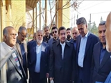  غبار روبی مزار شهدای قیام ۱۸ دی شهرری در بهشت زهرا(س)