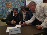  میز خدمت مدیریت شهری بومهن در حاشیه نماز عبادی سیاسی جمعه برگزار شد