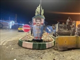 نصب ۷۰ تابلوی راهنمایی و رانندگی در بلوار شهید قارونی