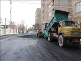 آغاز عملیات روكش آسفالت در خیابان توسعه