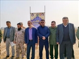 آئین کلنگ زنی ساختمان ستاد سپاه ناحیه حضرت جعفربن موسی الکاظم(ع)شهرستان پیشوا