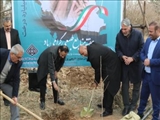 حضور اعضای شورای اسلامی شهر اوشان فشم میگون در پویش درختکاری