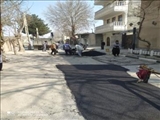 تداوم عملیات آسفالت و لکه گیری معابر روستاهای بخش مرکزی پاکدشت