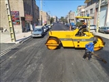 ادامه روندروکش آسفالت خیابان فلسطین/پایان آسفالت تا پایان روز چهارشنبه