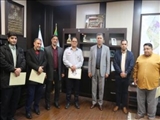تجلیل شهردار باقرشهر از فرزندان شاهد شاغل در شهرداری باقرشهر