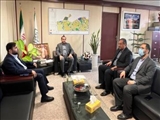 دیدار فرماندار، امام جمعه و مسئولین با شهردار قرچک به مناسبت روز شهردار