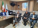 بازدید نوروزی فرماندار، شهردار واعضای شورای شهراز ایستگاه آتش نشانی شهرداری پیشوا
