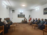 دیدار نوروزی شهردار و اعضای شورای اسلامی شهر با امام جمعه