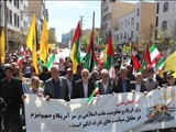 راهپیمایی باشكوه روز قدس در شهرقدس برگزار شد