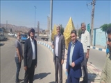 المان‌های جدید در معابر شهری فرون آباد نصب شد